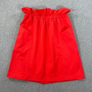 LULULEMON Trip Taker Skirt Women's Size 6 Carnation Red Paperbag Pockets W8ABAS